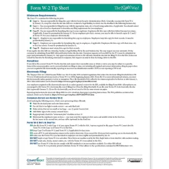 ComplyRight TaxRight 2024 W-2 Tax Form Tax Forms, Envelopes, TipSheet & Software, 4-Part, 10/Pack (SC5645ES10)