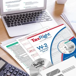 ComplyRight TaxRight 2024 W-2 Tax Form Tax Forms, Envelopes, TipSheet & Software, 6-Part, 10/Pack (SC5650ES10)