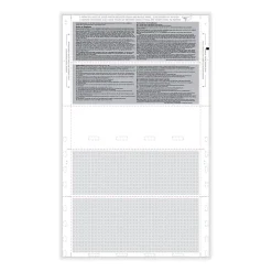 ComplyRight W-2 Tax Form, Horizontal, Pressure-Seal, 4-U, 500/Pack (5228)