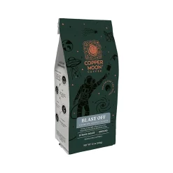 Copper Moon Blast Off Arabica Ground Coffee, Strong Roast, 12 oz. (205331)