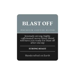 Copper Moon Blast Off Arabica Ground Coffee, Strong Roast, 12 oz. (205331)