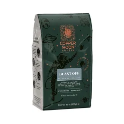 Copper Moon Blast Off Arabica Beans Coffee, Strong Roast, 32 oz. (260120)