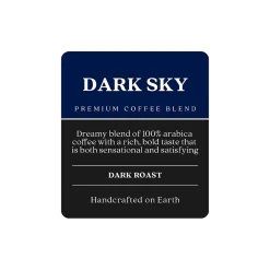 Copper Moon Dark Sky Arabica Ground Coffee, Dark Roast, 12 oz. (205335)