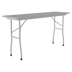 Correll Folding Table, 72" x 18", Gray (CF1872TF-15)