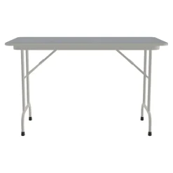 Correll Folding Table, 48" x 24", Gray (CF2448TF-15)
