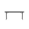 Correll Folding Table, 60" x 24", Gray Granite/Dove Gray (ST2460TF-15)