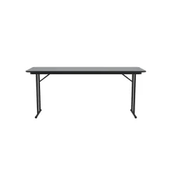 Correll Folding Table, 60" x 24", Gray Granite/Dove Gray (ST2460TF-15)