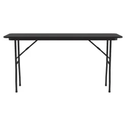Correll Folding Table, 72" x 18", Black (CF1872TF-07)