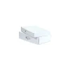 Corrugated Carrying Cases, 24" x 14" x 4", White, 10/Bundle (MCC6)