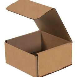 Corrugated Mailers, 6" x 6" x 3", Kraft, 50/Bundle (M663K)
