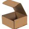 Corrugated Mailers, 5" x 5" x 2", Kraft, 50/Bundle (M552K)