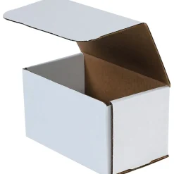 Corrugated Mailers, 9" x 6" x 6", White, 50/Bundle (M966)