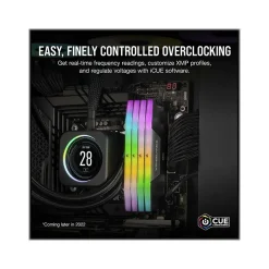 Corsair VENGEANCE RGB 32GB (2 x 16GB) DDR5 DIMM 288-pin Gaming DRAM Memory Kit (CMH32GX5M2B6000C40)