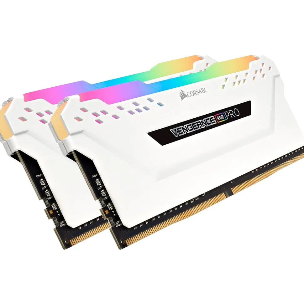 Corsair VENGEANCE RGB PRO 16GB (2 x 8GB) DDR4 DIMM-288 pin Desktop Memory Kit (CMW16GX4M2C3200C16W)