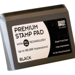 Cosco 2000 Plus Gel-Based Stamp Pad, Black (030256)