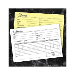 Cosco Artistic 2-Part Carbonless Invoices, 5.4" x 8.5", 50 Sets/Book (074007)