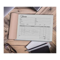 Cosco Artistic 3-Part Carbonless Invoices, 5.4