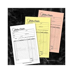 Cosco Artistic 3-Part Carbonless Sales Orders, 4.25" x 7.25", 50 Sets/Book (074016)