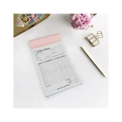 Cosco Artistic 3-Part Carbonless Sales Orders, 4.25