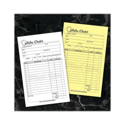 Cosco Artistic 2-Part Carbonless Sales Orders, 4.25" x 7.25", 50 Sets/Book (074015)
