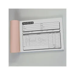 Cosco Business 3-Part Carbonless Invoices, 5.4