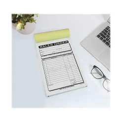 Cosco Business 2-Part Carbonless Sales Orders, 4.25