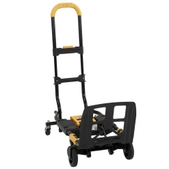 Cosco Convertible Hand Truck, 300 lb. Capacity, Black/Yellow (12225YGB1E)