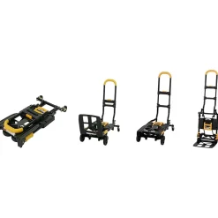 Cosco Convertible Hand Truck, 300 lb. Capacity, Black/Yellow (12225YGB1E)