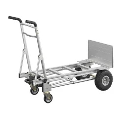 Cosco 3-in-1 Assist Series Convertible Hand Truck, 1000 lb. Capacity, Silver (12312ABL1E)
