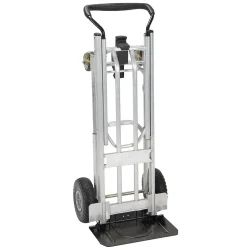 Cosco 4-in-1 Folding Series Convertible Hand Truck, 1000 lb. Capacity, Silver/Black (12323ASB1E)