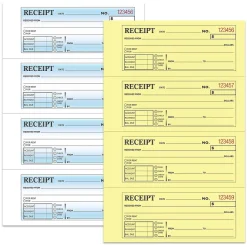 Cosco 2-Part Carbonless Receipts, 7.63