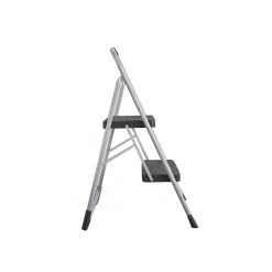 Cosco Two Step Big Step Folding Step Stool with Rubber Hand Grip (11308PBL1E)
