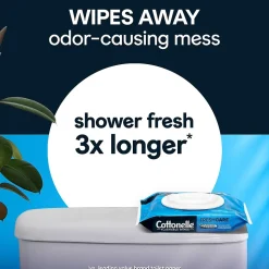 Cottonelle Flushable Toilet Paper Wipe, White, 42 Sheets/Pack, 8 Packs/Carton (51826)