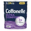 Cottonelle Ultra ComfortCare 2-Ply Standard Toilet Paper, White, 268 Sheets/Roll, 6 Mega Rolls/Pack (48611)