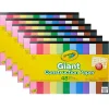 Crayola Giant Construction Paper, 12" x 18", Assorted Colors, 48 Sheets/Pad, 6 Pads/Bundle (BIN990055-6)