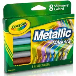 Crayola® Metallic Markers, Pack of 8 (BIN588628)