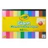 Crayola Project Giant 12" x 18" Construction Paper, Assorted Colors, 48 Sheets/Pack (99-0055 )