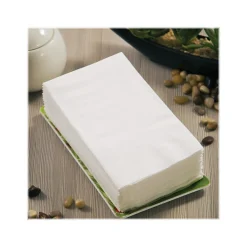 Creative Converting Better Than Linen Lunch Napkin, White, 72 Napkins/Pack (DTC913272NAP)