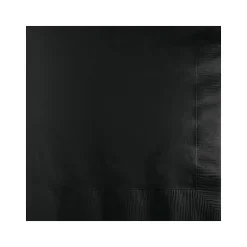 Creative Converting Touch of Color Lunch Napkin, 2-ply, Black Velvet, 150 Napkins/Pack (DTC139194135NAP)