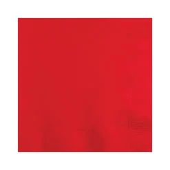 Creative Converting Touch of Color Beverage Napkin, 2-ply, Classic Red, 150 Napkins/Pack (DTC801031BBNAP)