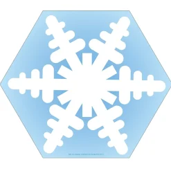 Creative Shapes Snowflake Memo Pad, Multicolor, 6/Bundle (SE-15-6)