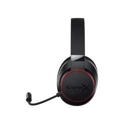Creative Sound Blasterx H6 Stereo Over-the-Ear Gaming Headset, Black (70GH039000000)