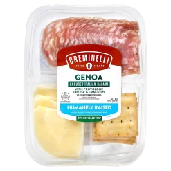 Creminelli Genoa, Provolone Cheese, Crackers, 0.5, 4/Pack (220-02086)