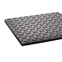 Crown Industrial Deck Plate Anti-Fatigue Floor Mat, 36" x 60", Black (CWNCD0035DB)