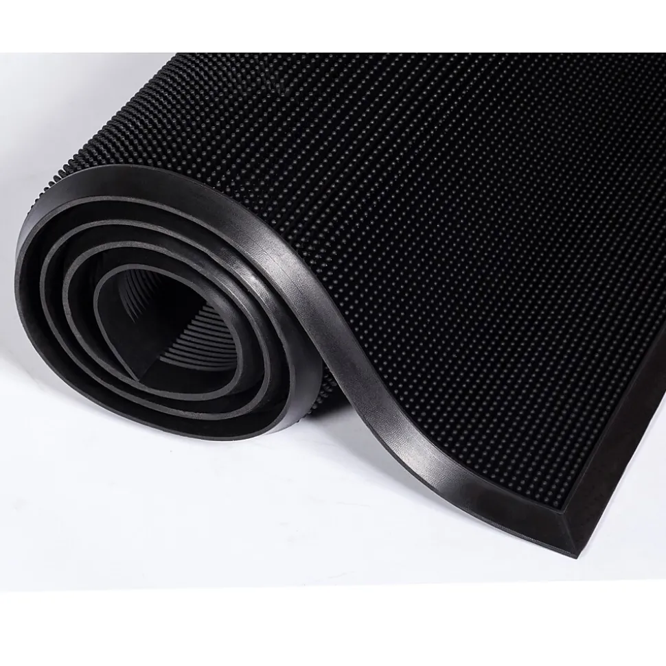 Crown Mat-A-Dor Indoor/Outdoor Scraper Mat, 36" x 72", Black (CWNMAFG62BK)