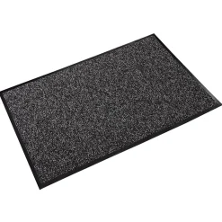 Crown Mats #155 Fore-Runner Commercial Scraper Entrance Floor Mat, 4' x 6', Gray/Silver (CWNFN0046GY)