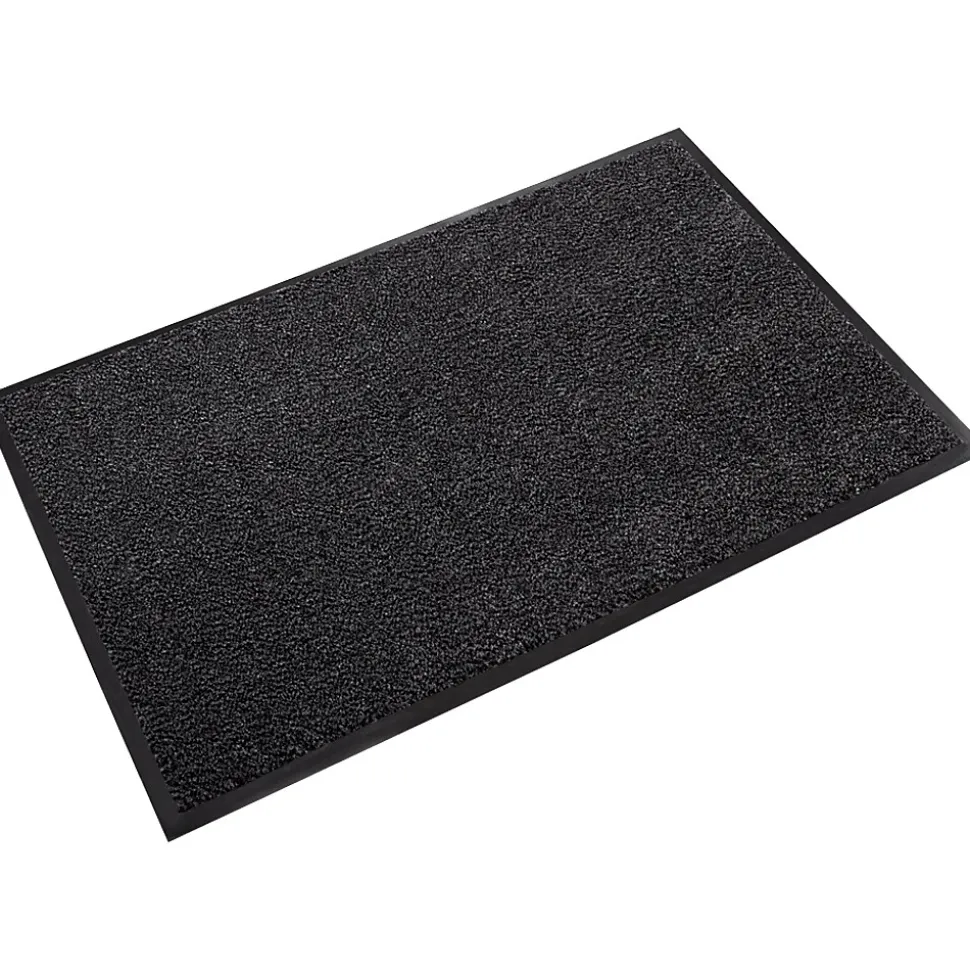 Crown Mats Dust-Star Heavy-Traffic Wiper Mat, 24" x 36", Charcoal (DS 0023CH)