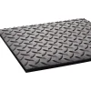 Crown Mats Industrial Deck Plate Anti-Fatigue Mat, 36" x 144", Black (CD 0312DB)