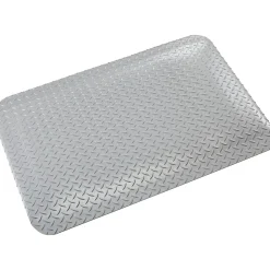 Crown Mats Industrial Deck Plate Anti-Fatigue Mat, 36" x 144", Gray (CD 0312DG)