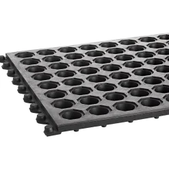 Crown Mats Safety-Step Perforated Safety Mat, 36" x 36", Black (KM RG33BK)